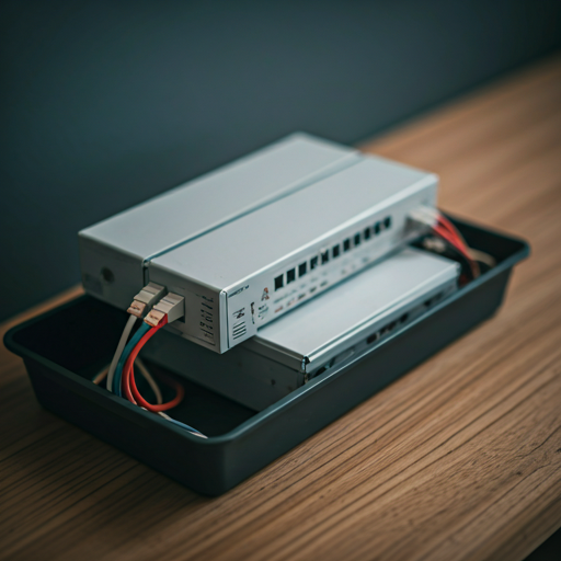 Professional network installation in tray